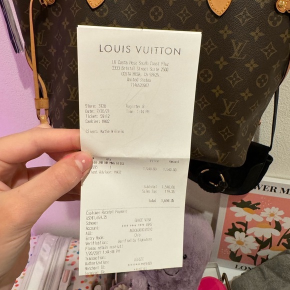 Louis Vuitton Neverfull MM Monogram Beige - Picture 2 of 5